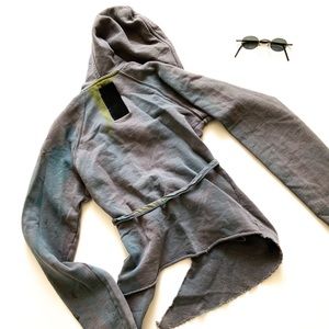 Rick Owens Owenslab Asymmetrical Hoodie & Skirt XS